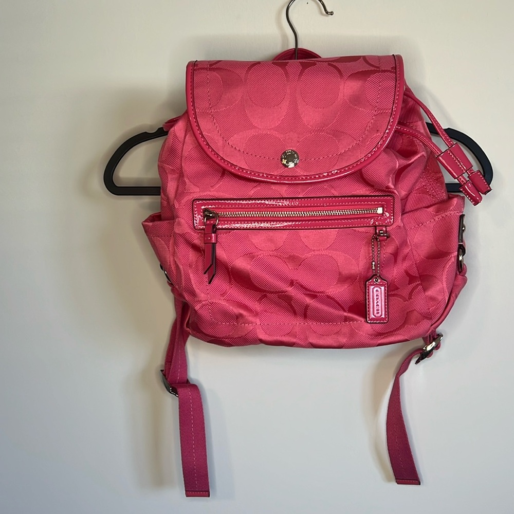 Pink Authentic Coach backpack vintage